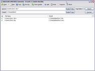 Batch DOCX TO DOC Converter screenshot